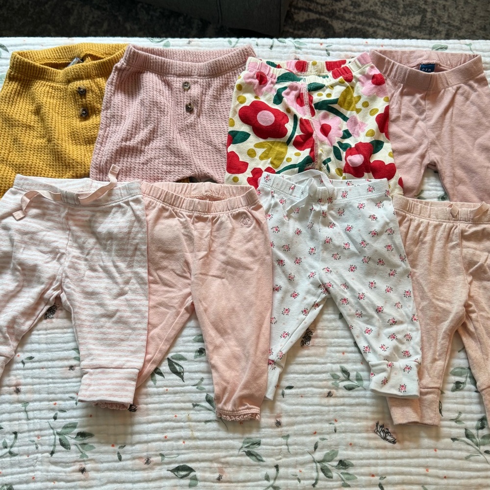 Assorted Brands - Baby Joggers/Leggings, size 0-3 mo